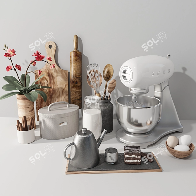 High-Quality Kitchen Accessories for Stunning Renders 3D model image 2