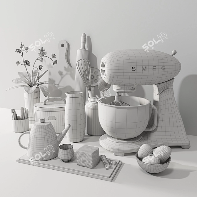 High-Quality Kitchen Accessories for Stunning Renders 3D model image 5