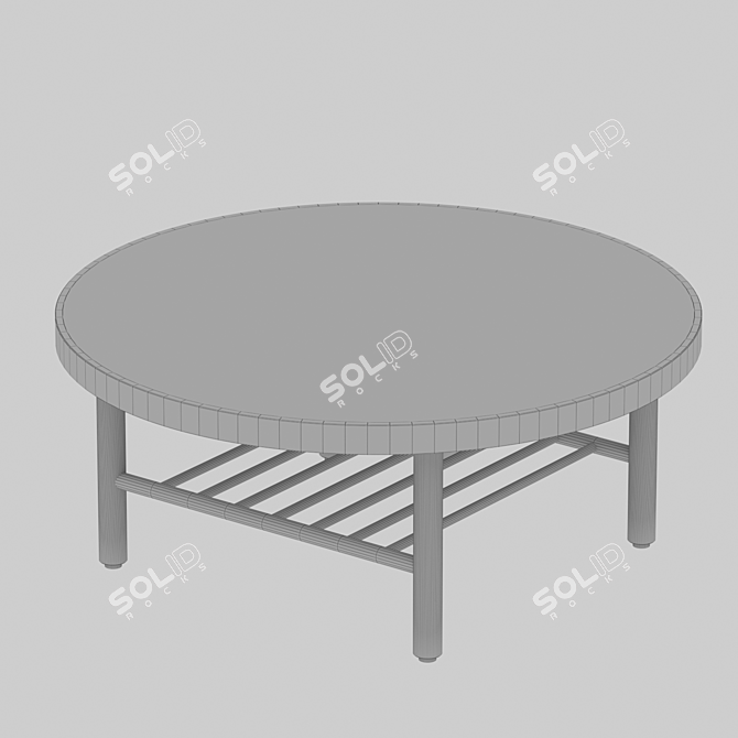 Stylish LISTERBY Coffee Table 3D model image 4