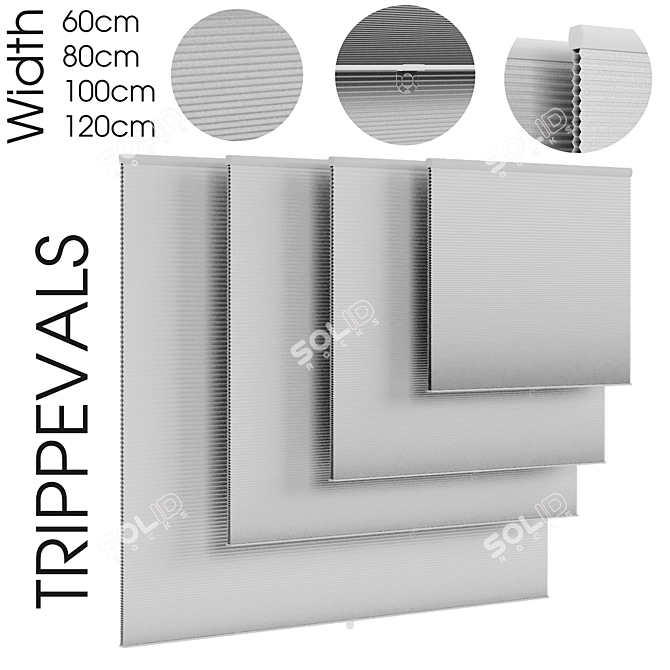 Ikea TRIPPEVALS Block-Out Blind 3D model image 5