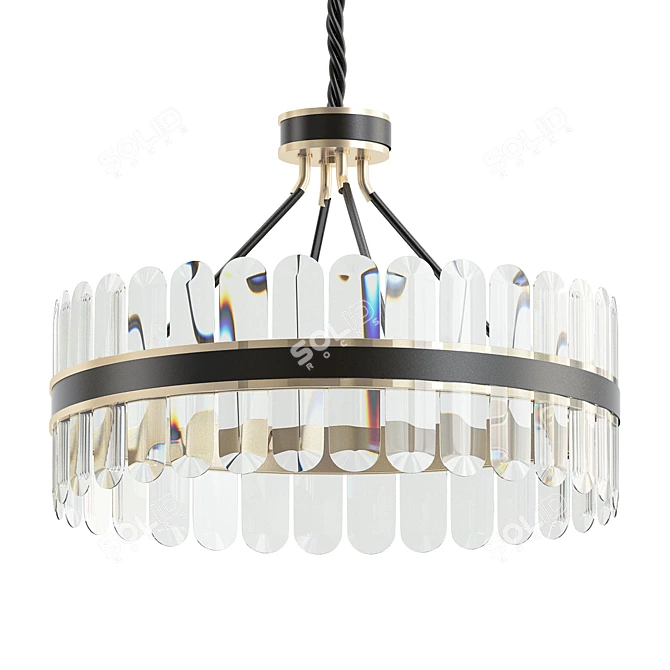 Ravishing ERISO Designer Chandelier 3D model image 1