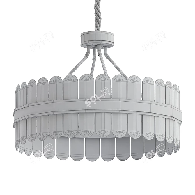 Ravishing ERISO Designer Chandelier 3D model image 2