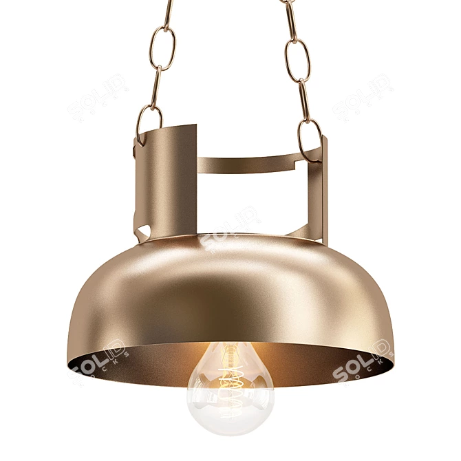 Elegant Vino Pendant Light 3D model image 1