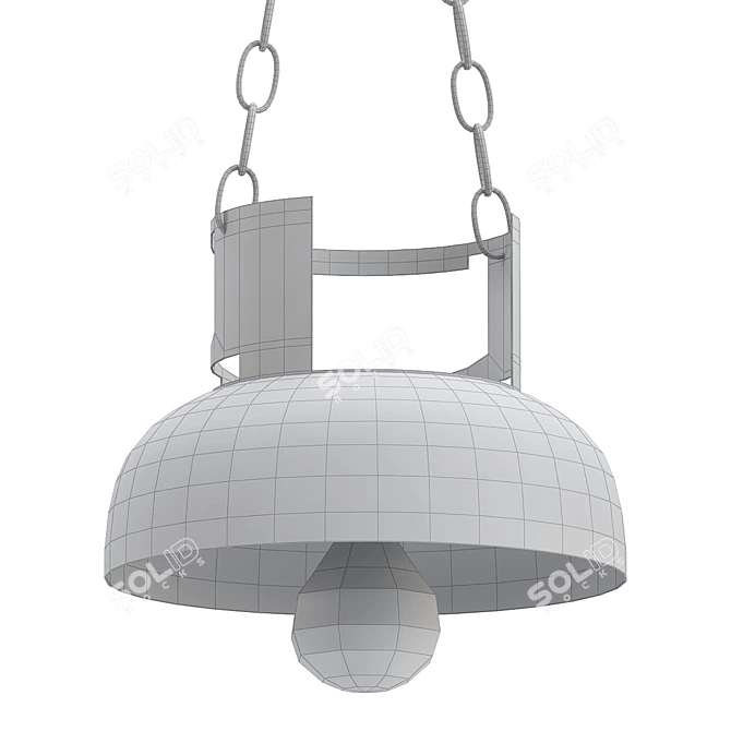 Elegant Vino Pendant Light 3D model image 2