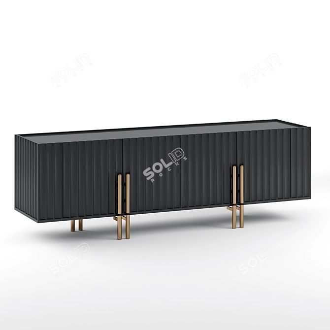 Modern Kayo Console - Elegant Design 3D model image 4