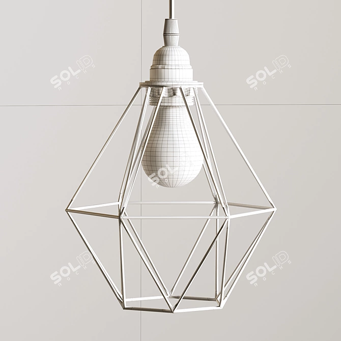 Makona Pendant Lamp: Urban Style Design 3D model image 2