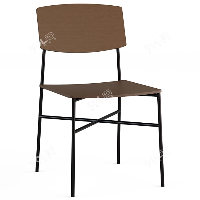 Sleek Paragon Chair: Modern Design 3D model image 3