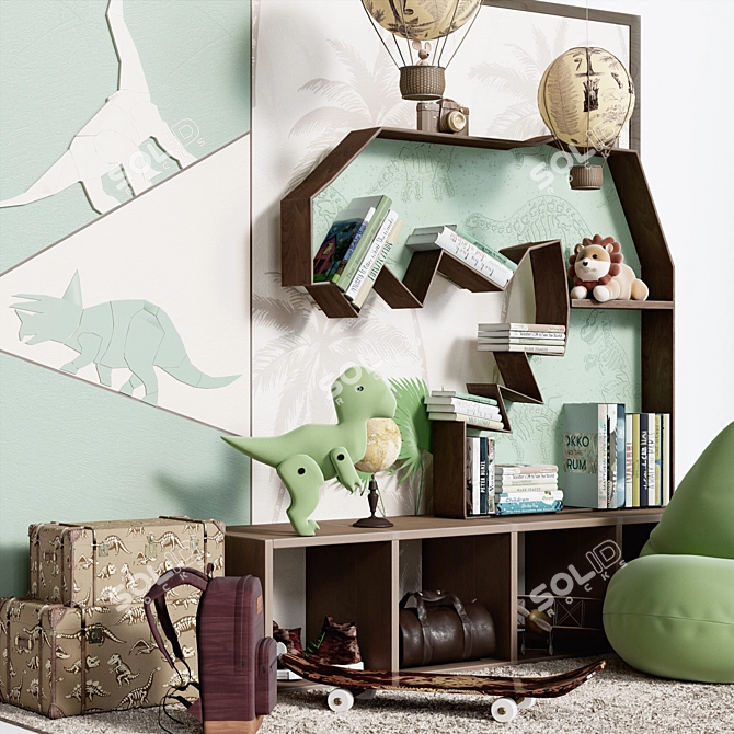 Luxury Kids Room Decor Vol.8 3D model image 2