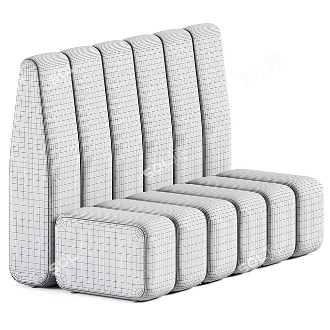 Sleek Office Sofa: Bob Hide 3D model image 2