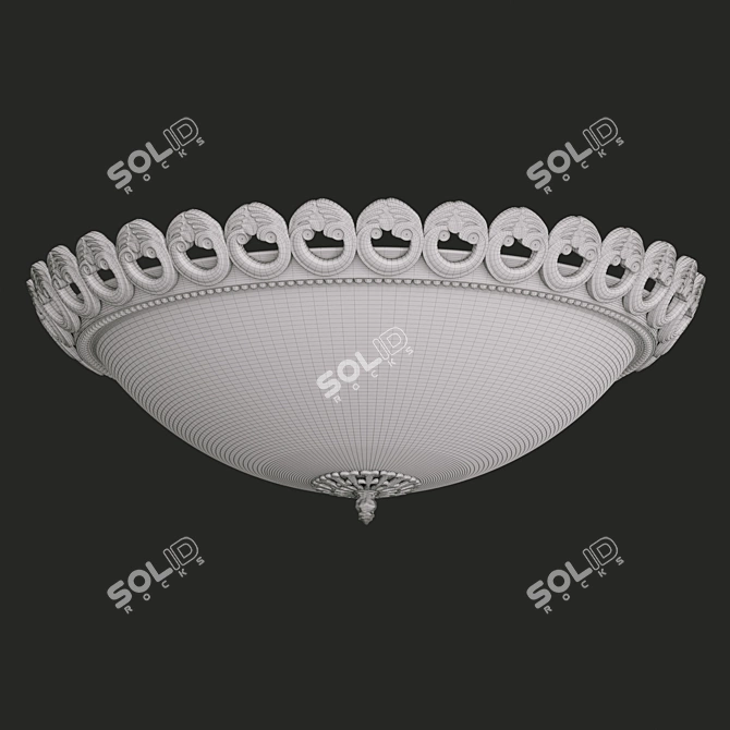 Grovana Odeon Light: Stylish Wall and Ceiling Lamp 3D model image 6