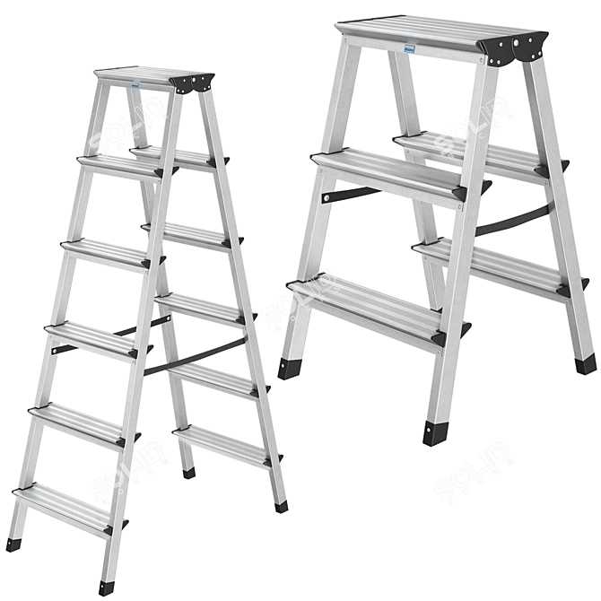 KRAUSE Step Ladders: Solidy, Dopplo & Corda 3D model image 3