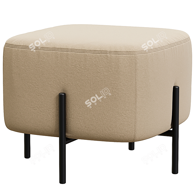 Gato Pouf: Stylish and Versatile 3D model image 1