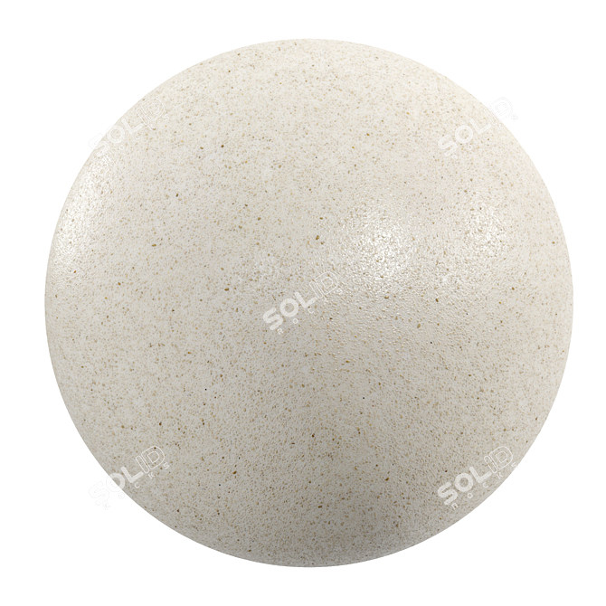 Elegant Terrazzo Marble Tile 3D model image 1