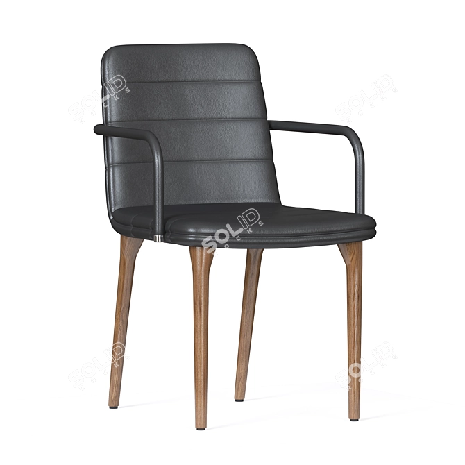 Innovative Tonon Dining Chair 3D model image 1