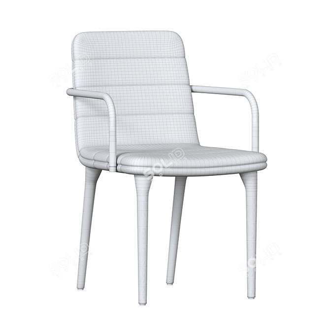 Innovative Tonon Dining Chair 3D model image 2