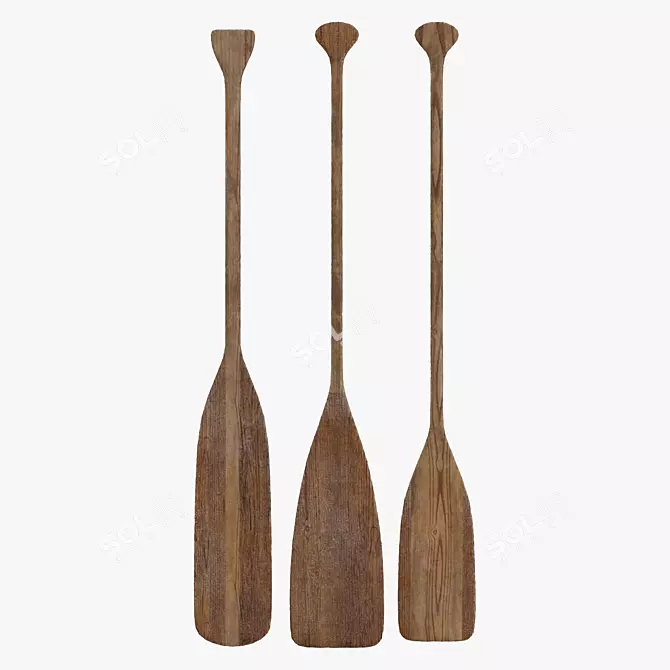 Realistic Paddles for Visual Projects 3D model image 1