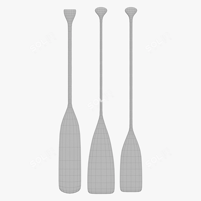 Realistic Paddles for Visual Projects 3D model image 3
