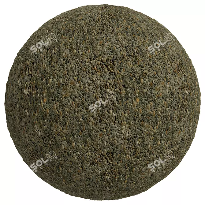 FB188 Stone Covering | Exposed Aggregate Texture 3D model image 2