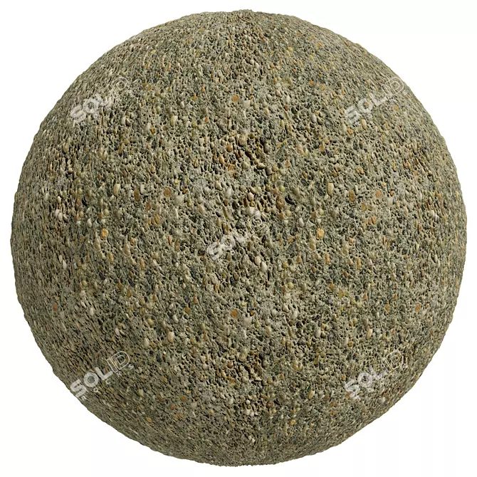 FB188 Stone Covering | Exposed Aggregate Texture 3D model image 5