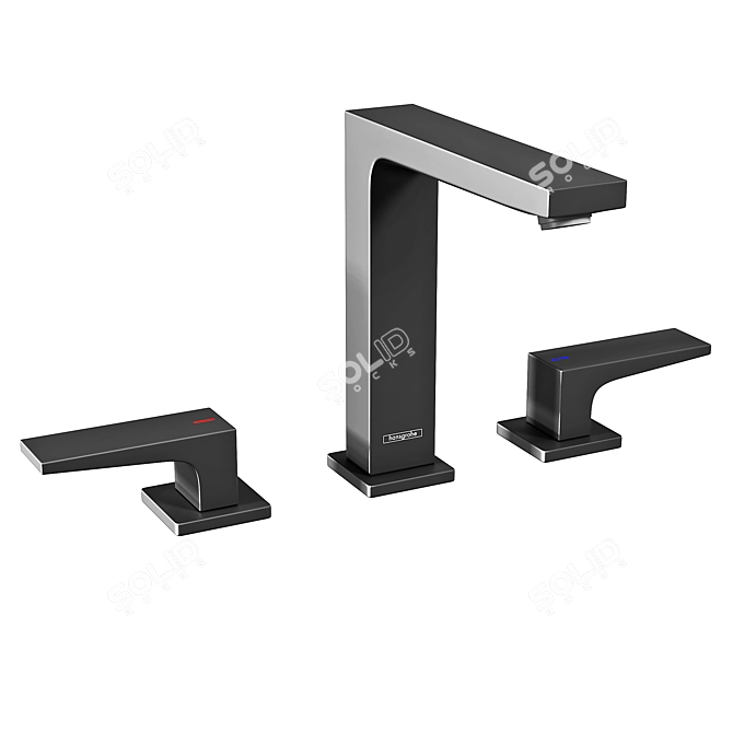 Hansgrohe Metropol Washbasin Mixers Collection 3D model image 4