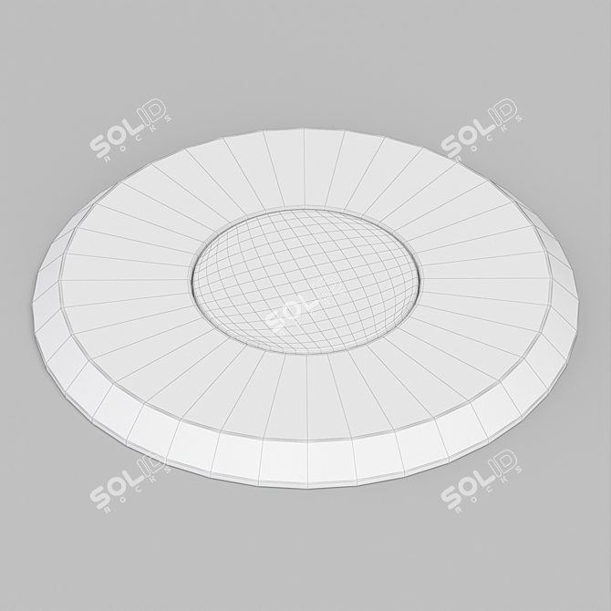 Underwater LED Luminaire with 2m Depth Rating 3D model image 2