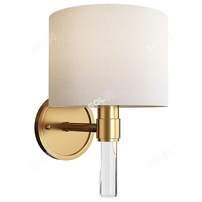 Modern Designer Lamp: Lora 3D model image 1