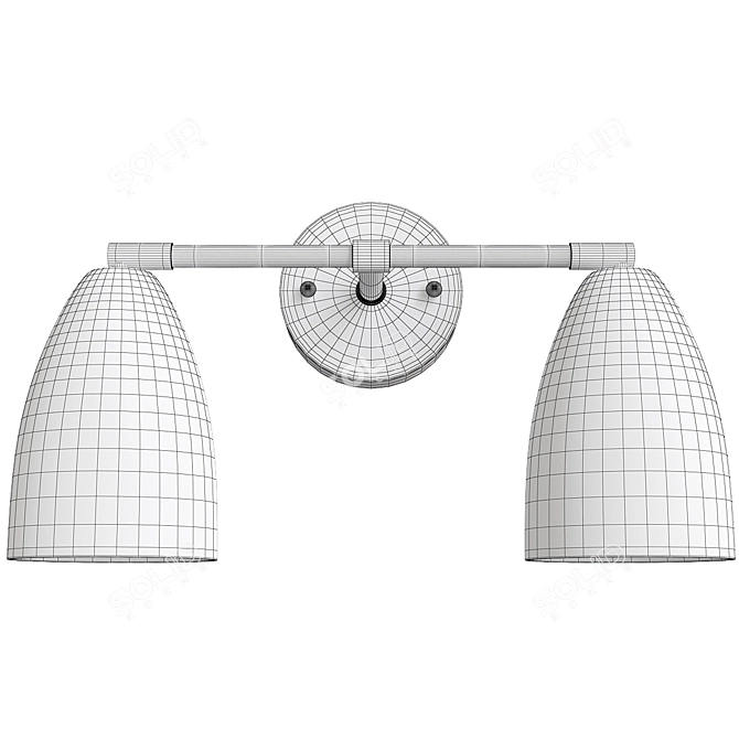 Sleek Design RENSE Lamp 3D model image 2