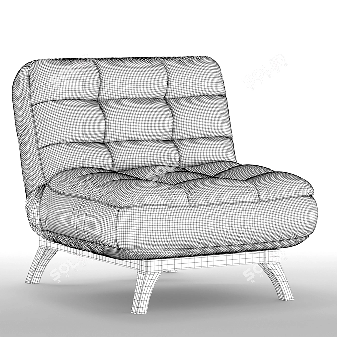 Cozy Bons Armchair-Bed 3D model image 7