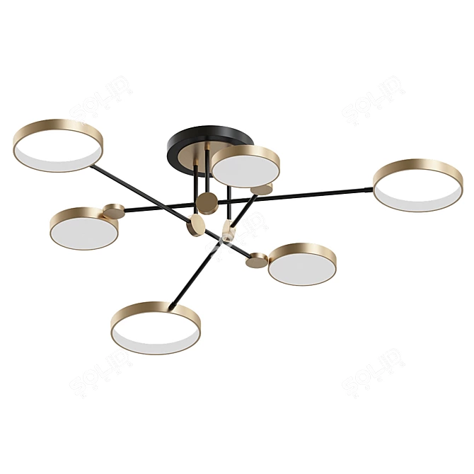 Bendik Ceiling Chandelier - Modern Elegance 3D model image 1