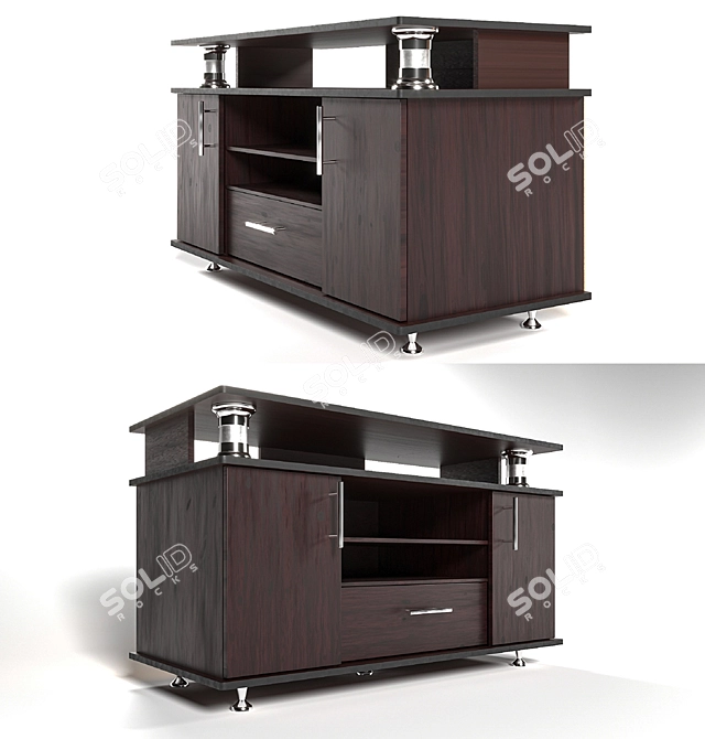 Reloading TV Plasma Cabinet 3D model image 3