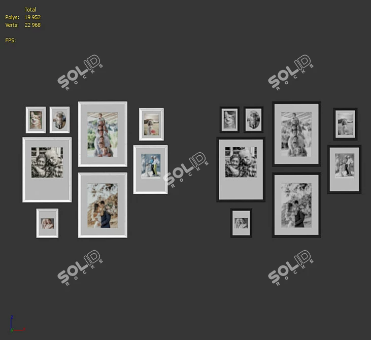 Family Moments Display: KNOPPÄNG IKEA 3D model image 4