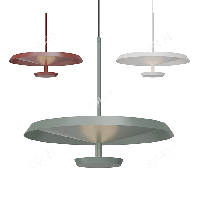 Lucretia LED Pendant Lamp 3D model image 1