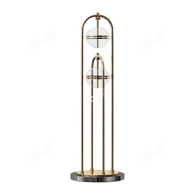 Modern Floor Lamp: Sanders 3D model image 1