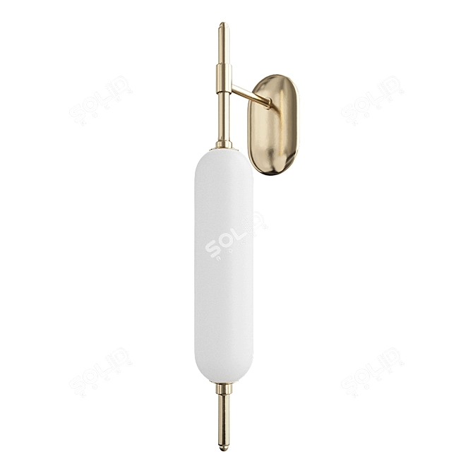 Sleek & Stylish Mitzi Miley Wall Sconce 3D model image 1