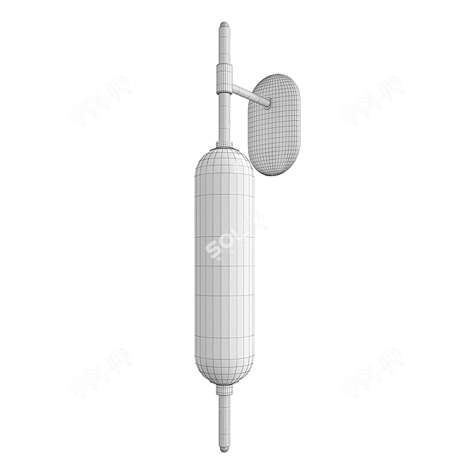 Sleek & Stylish Mitzi Miley Wall Sconce 3D model image 2