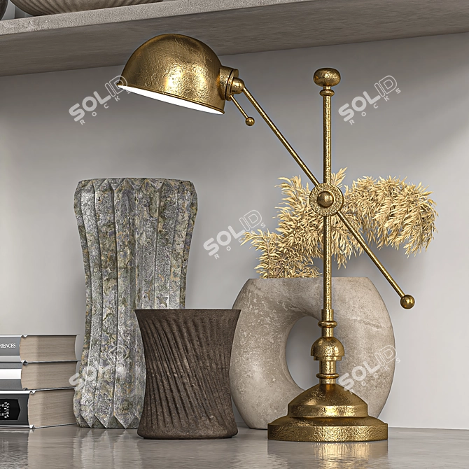 Elegant Decorative Set 13 3D model image 2