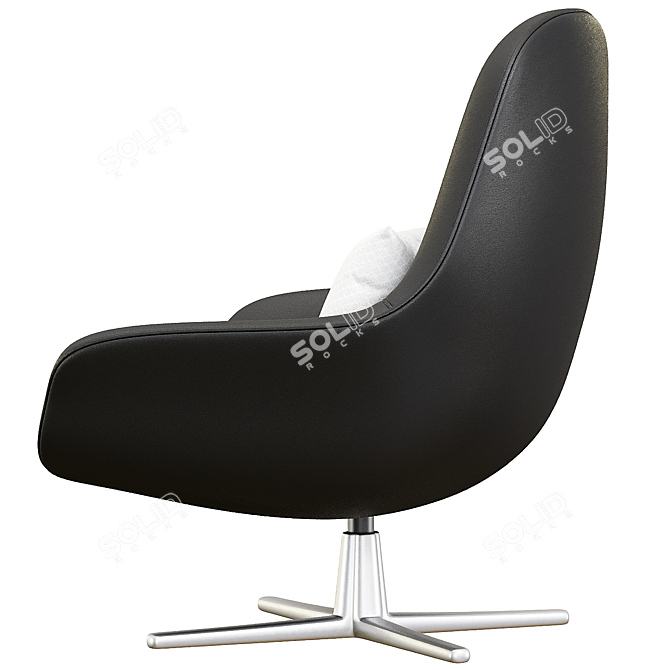 SVEVA SOFT Swivel Armchair  3D model image 4