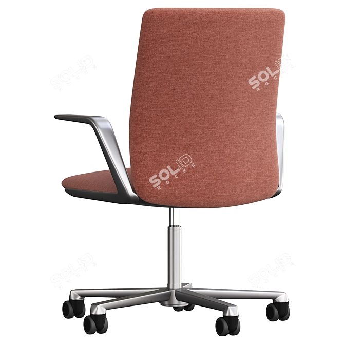 Arper Kinesit Met Chair: Sleek Ergonomic Seating 3D model image 4