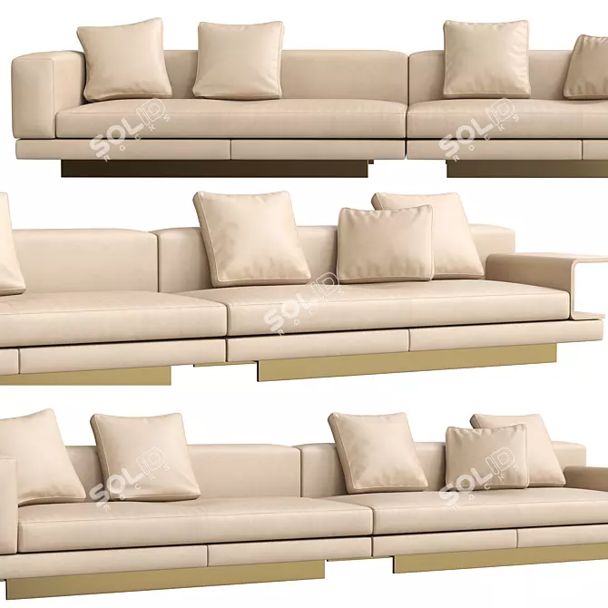 Modern Minotti Connery Sofa 3D model image 2