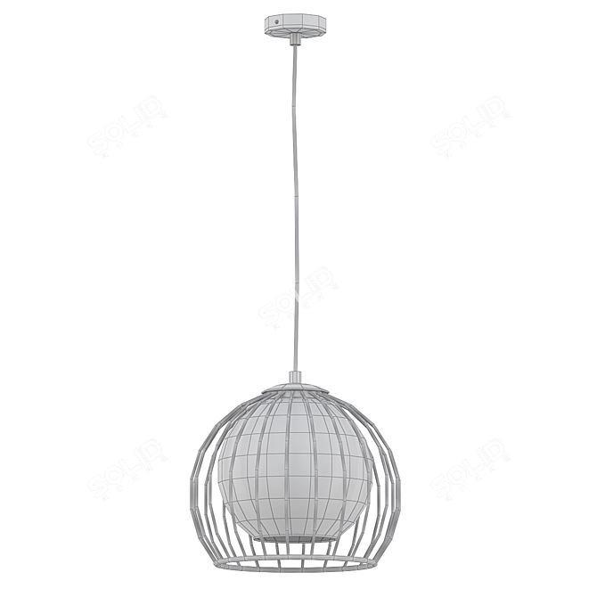 Elegant TK Lighting Chandelier 3D model image 2