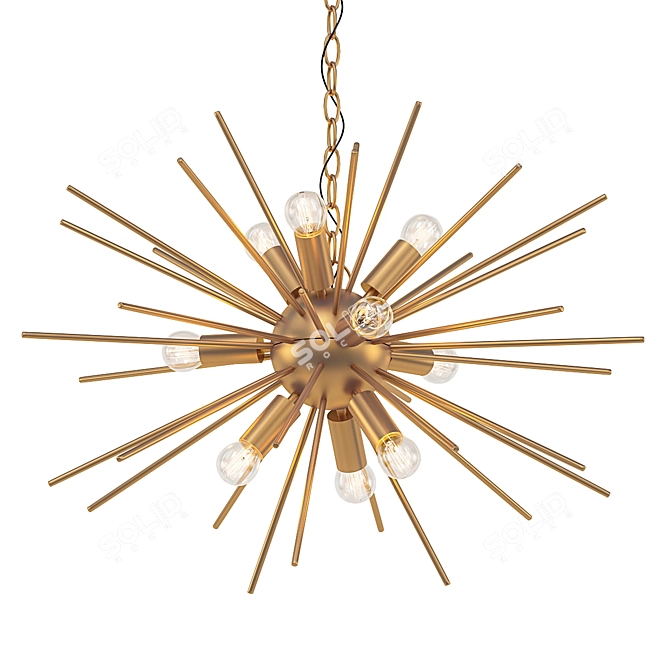 Affordable Glam: Chandeliers & Pendants 3D model image 1