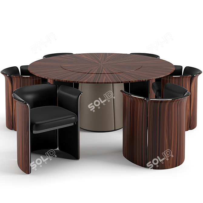 Bentley Home Dining Set 3D model image 3