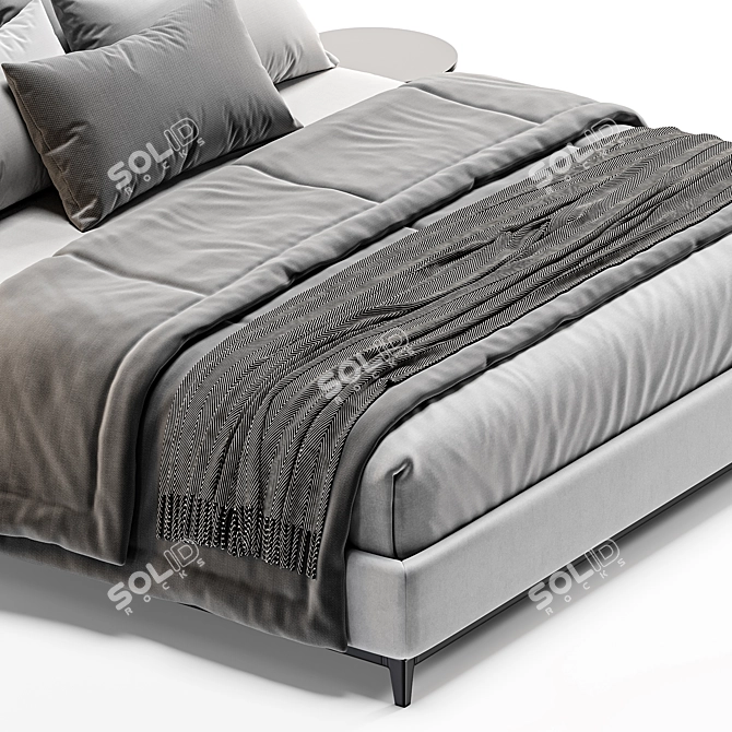 Luxurious Minotti Andersen Bed - 3D Model & Render 3D model image 3