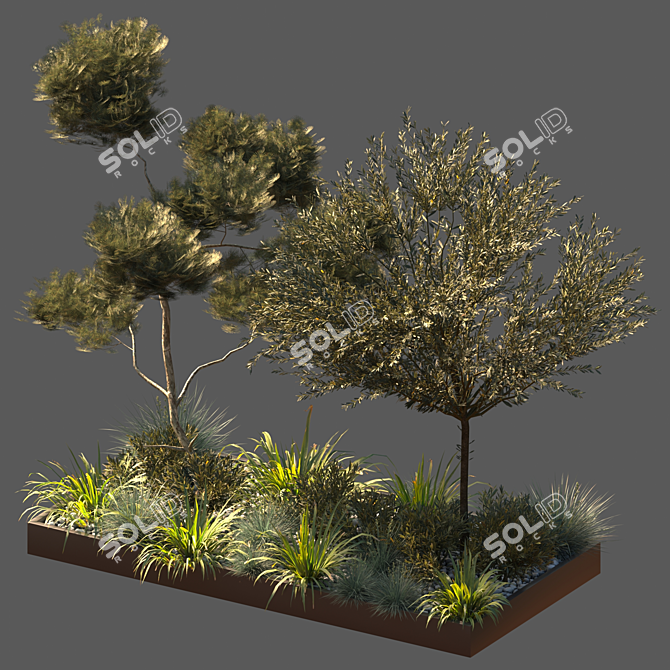 CRN Version Backyard Upgrade 3D model image 2