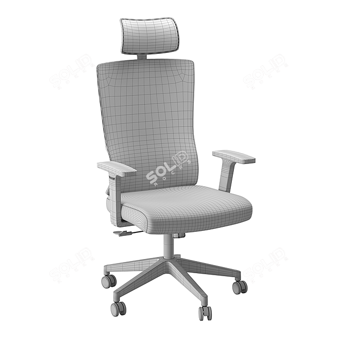 Executive Local Chair 3D model image 6