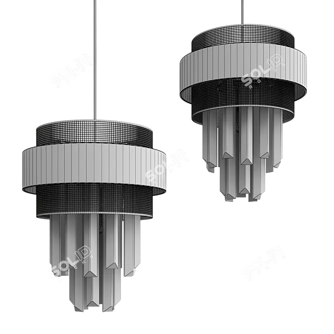 Sleek Alsing One Table Lamp 3D model image 3