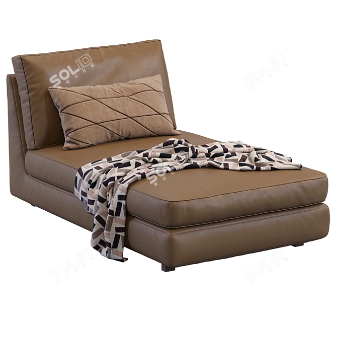 Title: Stylish Kivik Chaise Lounge 3D model image 3