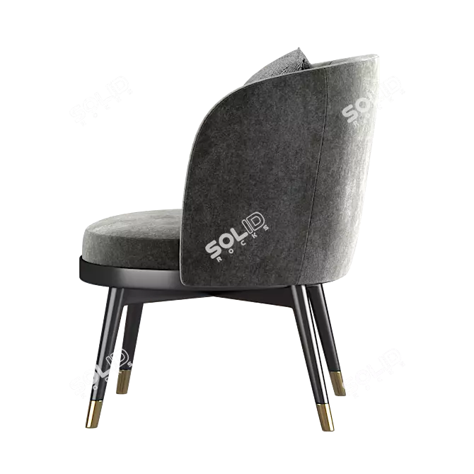 Sleek Daphne Armchair: Luxury & Elegance 3D model image 3