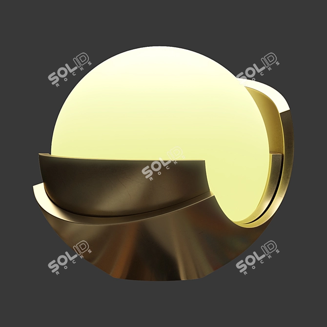 Sleek Cabo Table Lamp 3D model image 4