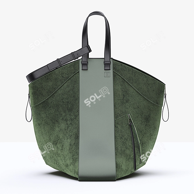 LOEWE Hammock Tote: Versatile Calfskin Bag 3D model image 5